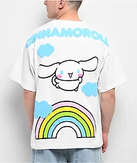 Hello Kitty® and Friends | A.LAB Cinnamoroll™ Over The Rainbow White T-Shirt