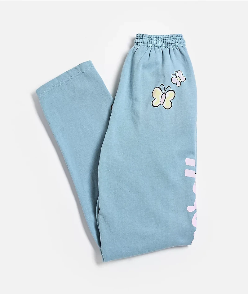 Hello Kitty® and Friends | A.LAB Cinnamoroll™ Pink Ribbon Blue Sweatpants