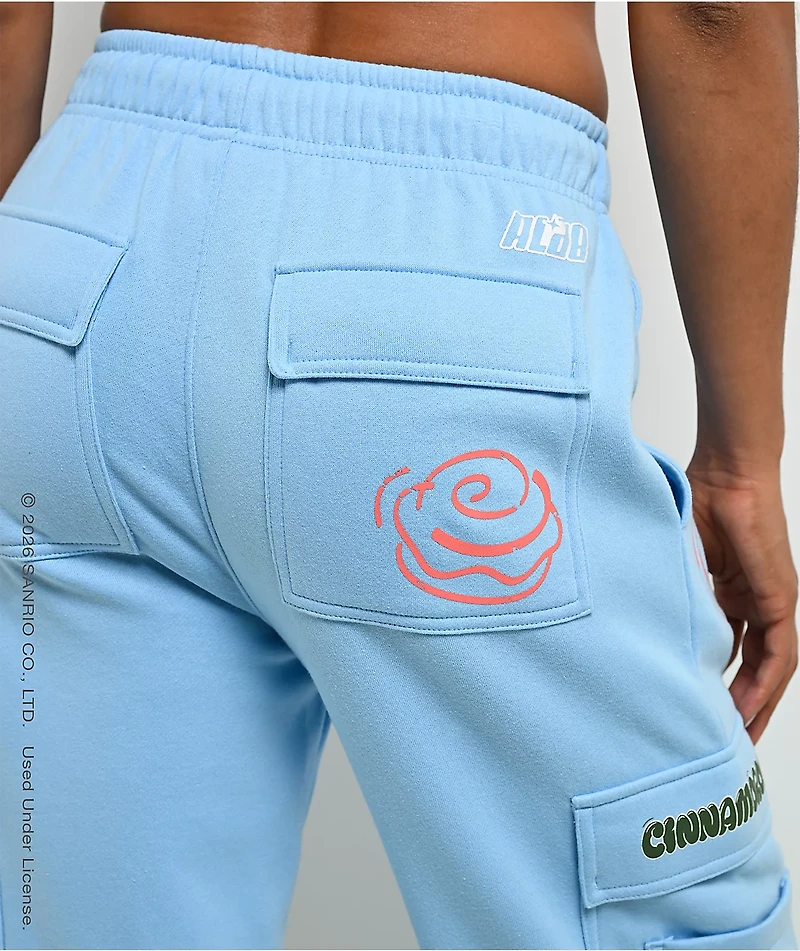 Hello Kitty® and Friends | A.LAB Cinnamoroll™ Street Graffiti Blue Cargo Sweatpants