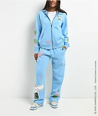 Hello Kitty® and Friends | A.LAB Cinnamoroll™ Street Graffiti Blue Cargo Sweatpants