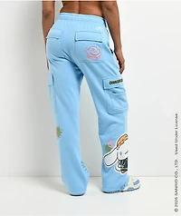 Hello Kitty® and Friends | A.LAB Cinnamoroll™ Street Graffiti Blue Cargo Sweatpants