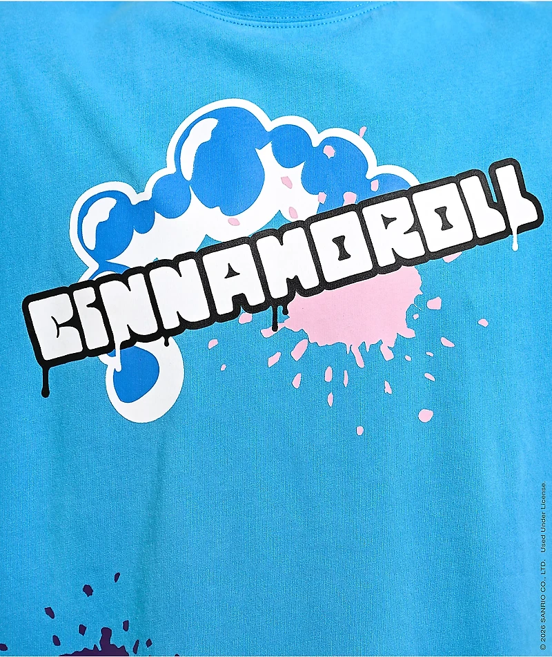 Hello Kitty® and Friends | A.LAB Cinnamoroll™ Tokyo Skate Blue Long Sleeve T-Shirt