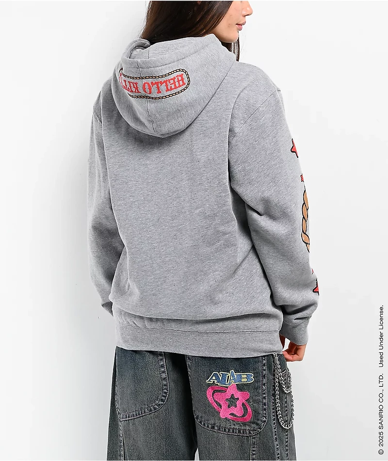 Hello Kitty® and Friends | A.LAB Hello Kitty® Cowgirl Heather Grey Hoodie