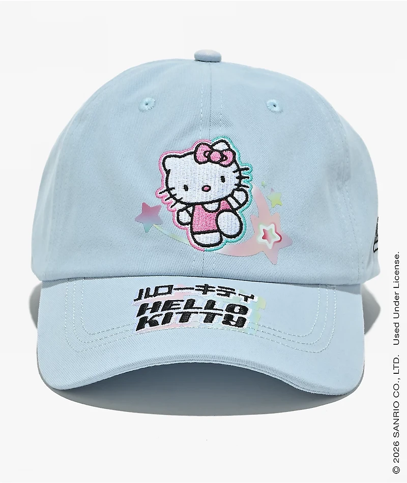 Hello Kitty® and Friends | A.LAB Hello Kitty® Cyber Y2K Blue Strapback Hat