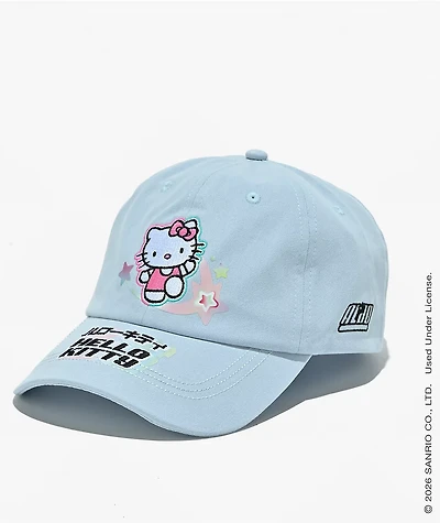 Hello Kitty® and Friends | A.LAB Hello Kitty® Cyber Y2K Blue Strapback Hat