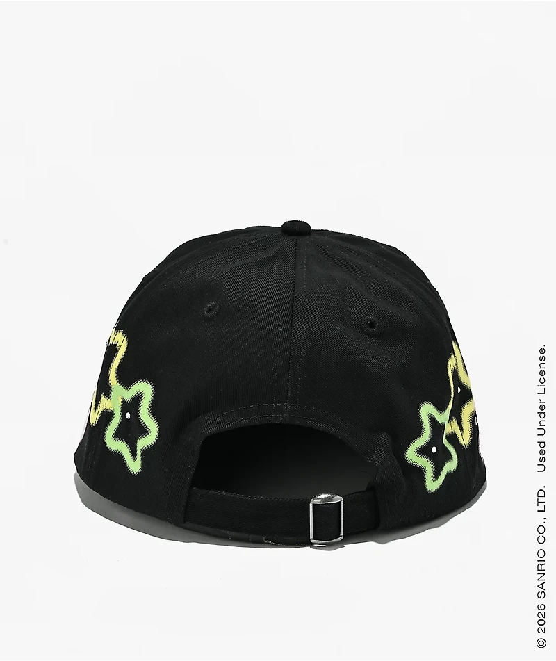 Hello Kitty® and Friends | A.LAB Hello Kitty® Digital Dream Black Strapback Hat