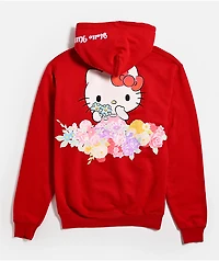Hello Kitty® and Friends | A.LAB Hello Kitty® Pink Ribbon Red Hoodie