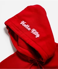 Hello Kitty® and Friends | A.LAB Hello Kitty® Pink Ribbon Red Hoodie
