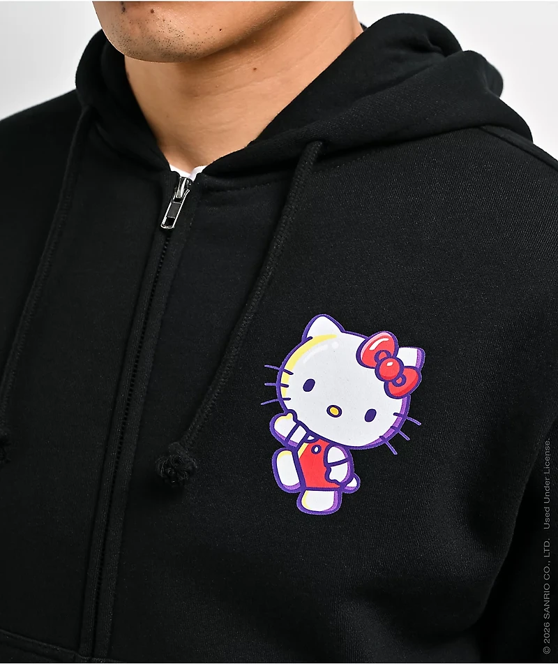 Hello Kitty® and Friends | A.LAB Hello Kitty® Tokyo Skate Black Zip Hoodie