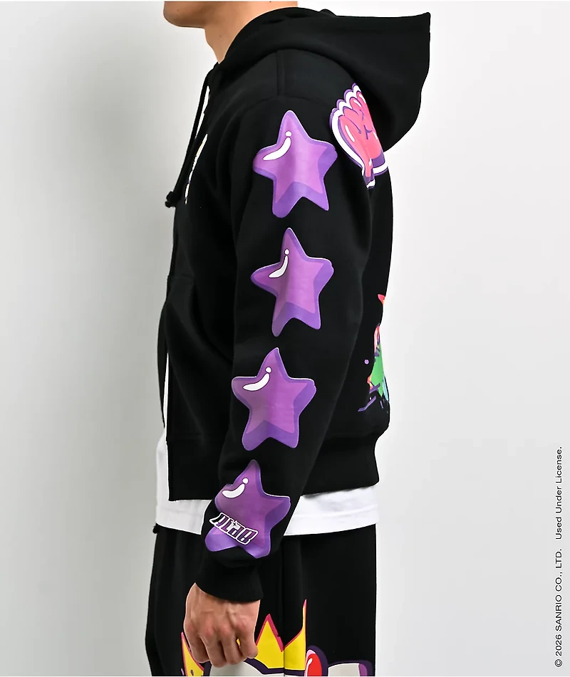 Hello Kitty® and Friends | A.LAB Hello Kitty® Tokyo Skate Black Zip Hoodie