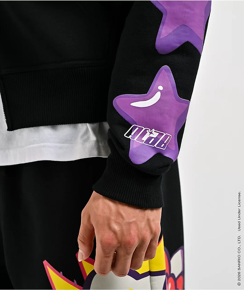 Hello Kitty® and Friends | A.LAB Hello Kitty® Tokyo Skate Black Zip Hoodie
