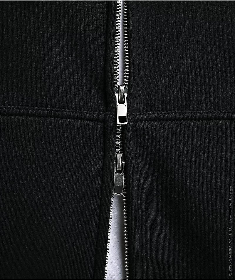 Hello Kitty® and Friends | A.LAB Hello Kitty® Tokyo Skate Black Zip Hoodie