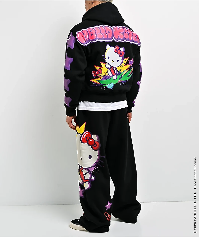 Hello Kitty® and Friends | A.LAB Hello Kitty® Tokyo Skate Black Zip Hoodie