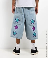 Hello Kitty® and Friends | A.LAB Hello Kitty® Tokyo Skate Blue Denim Shorts
