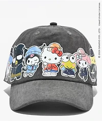 Hello Kitty® and Friends | A.LAB Hello Kitty Graffiti Vintage Black Strapback Hat