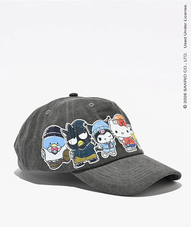 Hello Kitty® and Friends | A.LAB Hello Kitty Graffiti Vintage Black Strapback Hat