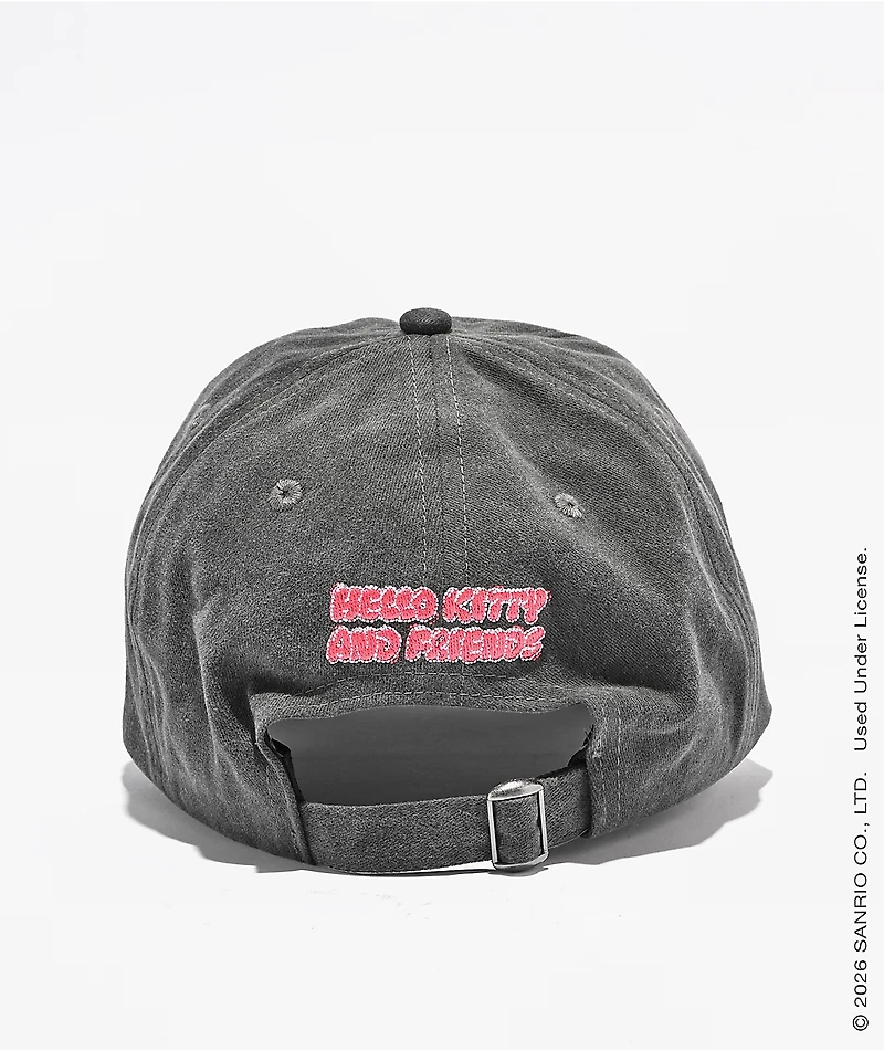 Hello Kitty® and Friends | A.LAB Hello Kitty Graffiti Vintage Black Strapback Hat