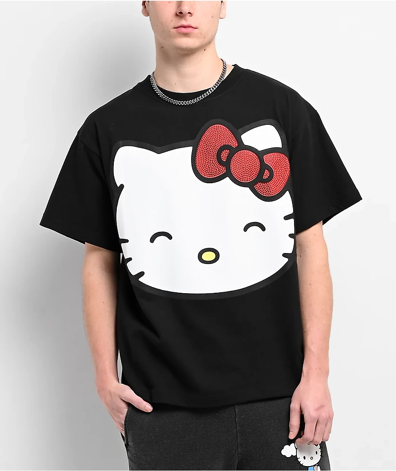 Hello Kitty® and Friends | A.LAB Hello Kitty Over The Rainbow Black T-Shirt