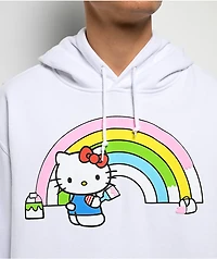 Hello Kitty® and Friends | A.LAB Hello Kitty Over The Rainbow White Hoodie