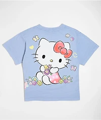 Hello Kitty® and Friends | A.LAB Hello Kitty Pink Ribbon Blue T-Shirt