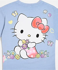 Hello Kitty® and Friends | A.LAB Hello Kitty Pink Ribbon Blue T-Shirt