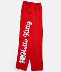 Hello Kitty® and Friends | A.LAB Hello Kitty Pink Ribbon Red Sweatpants