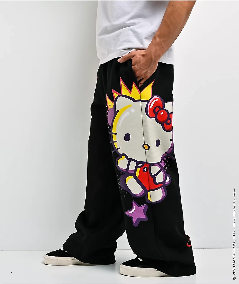Hello Kitty® and Friends | A.LAB Hello Kitty Tokyo Skate Black Sweatpants