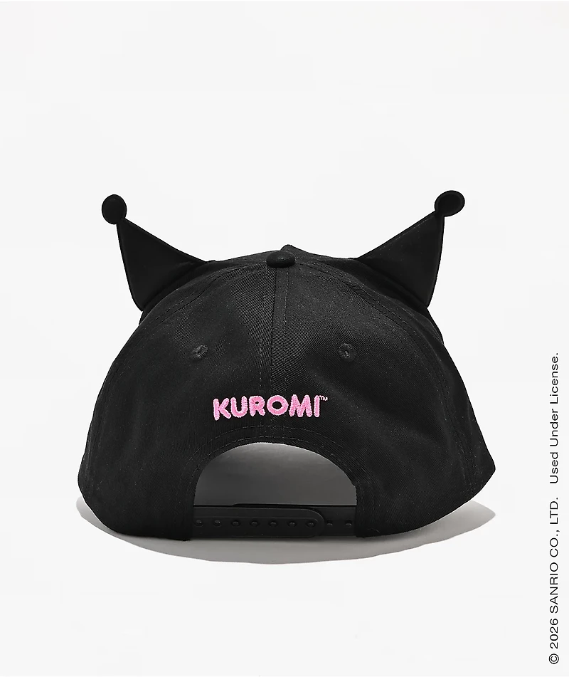 Hello Kitty® and Friends | A.LAB Kuromi™ Black Snapback Hat