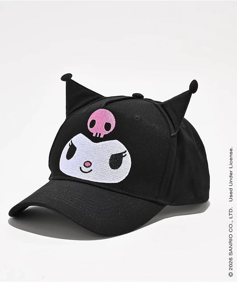 Hello Kitty® and Friends | A.LAB Kuromi™ Black Snapback Hat