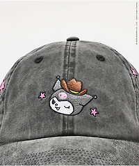 Hello Kitty® and Friends | A.LAB Kuromi™ Cowgirl Black Strapback Hat
