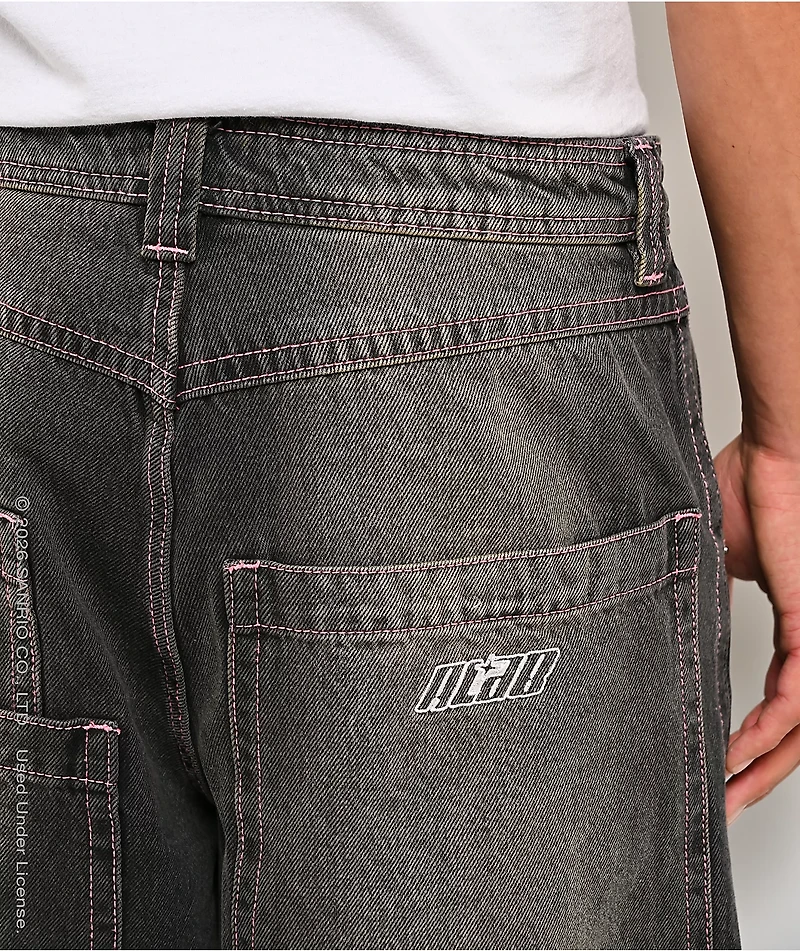 Hello Kitty® and Friends | A.LAB Kuromi™ Mega Black Wash Jeans