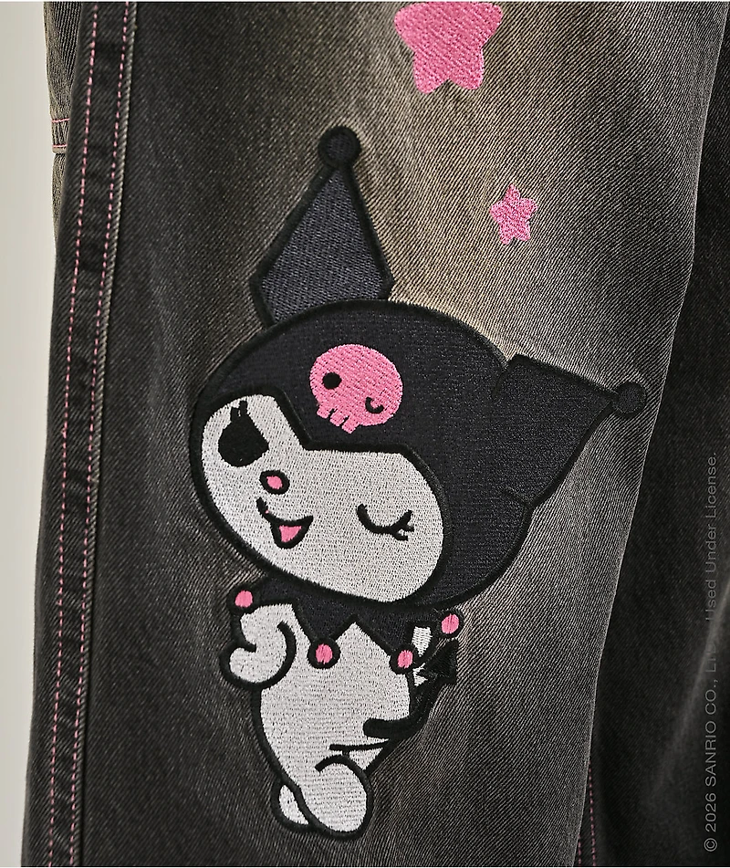 Hello Kitty® and Friends | A.LAB Kuromi™ Mega Black Wash Jeans