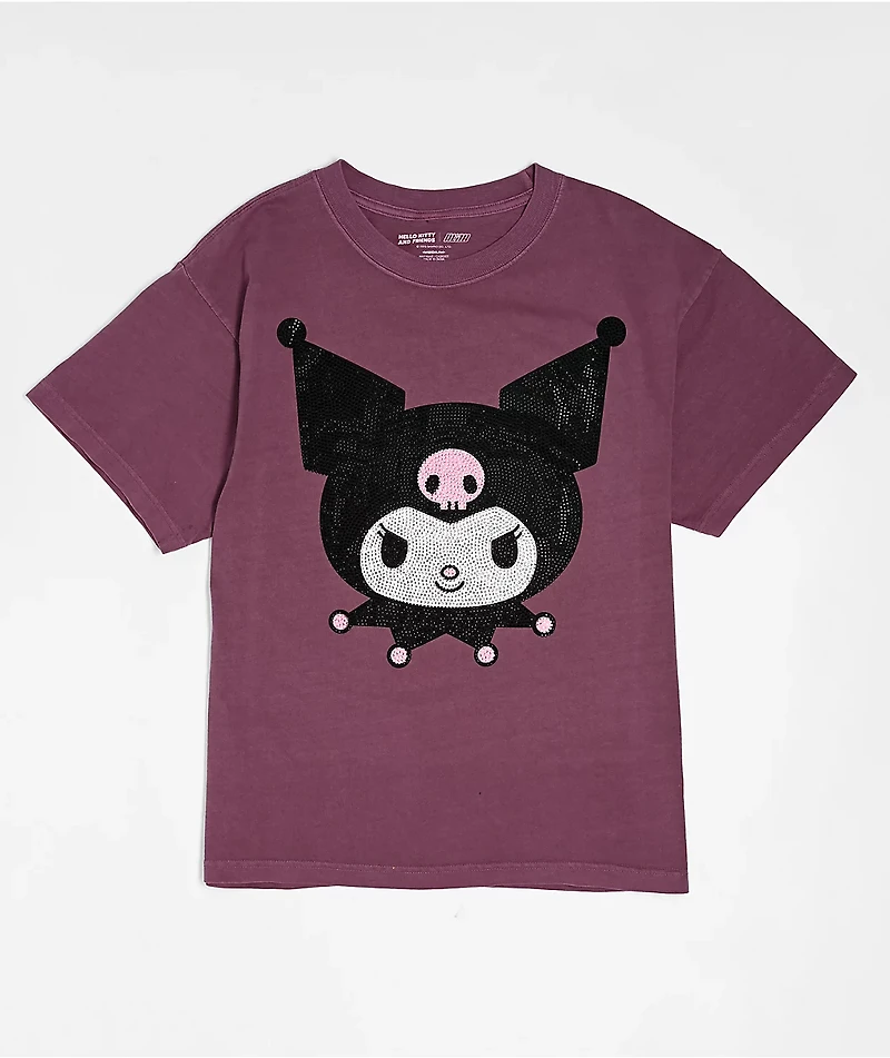 Hello Kitty® and Friends | A.LAB Kuromi™ Over The Rainbow Purple T-Shirt