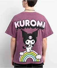 Hello Kitty® and Friends | A.LAB Kuromi™ Over The Rainbow Purple T-Shirt