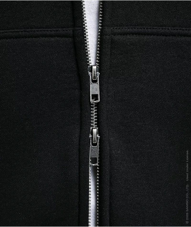 Hello Kitty® and Friends | A.LAB Kuromi™ Tokyo Skate Black Zip Hoodie