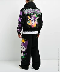 Hello Kitty® and Friends | A.LAB Kuromi™ Tokyo Skate Black Zip Hoodie