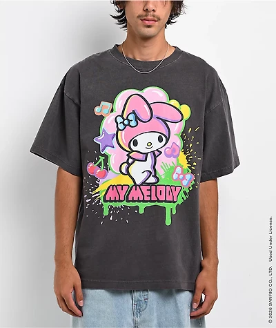 Hello Kitty® and Friends | A.LAB My Melody™ Tokyo Skate Grey T-Shirt