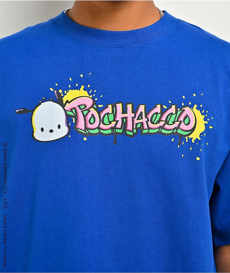 Hello Kitty® and Friends | A.LAB Pochacco™ Tokyo Skate Blue T-Shirt