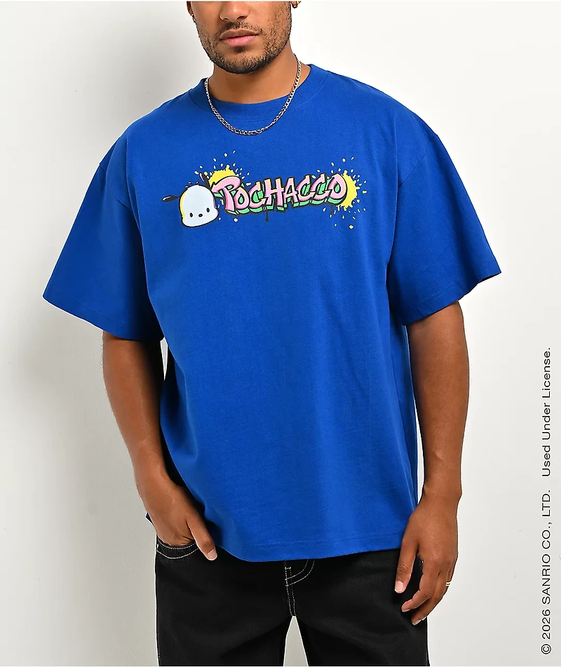 Hello Kitty® and Friends | A.LAB Pochacco™ Tokyo Skate Blue T-Shirt
