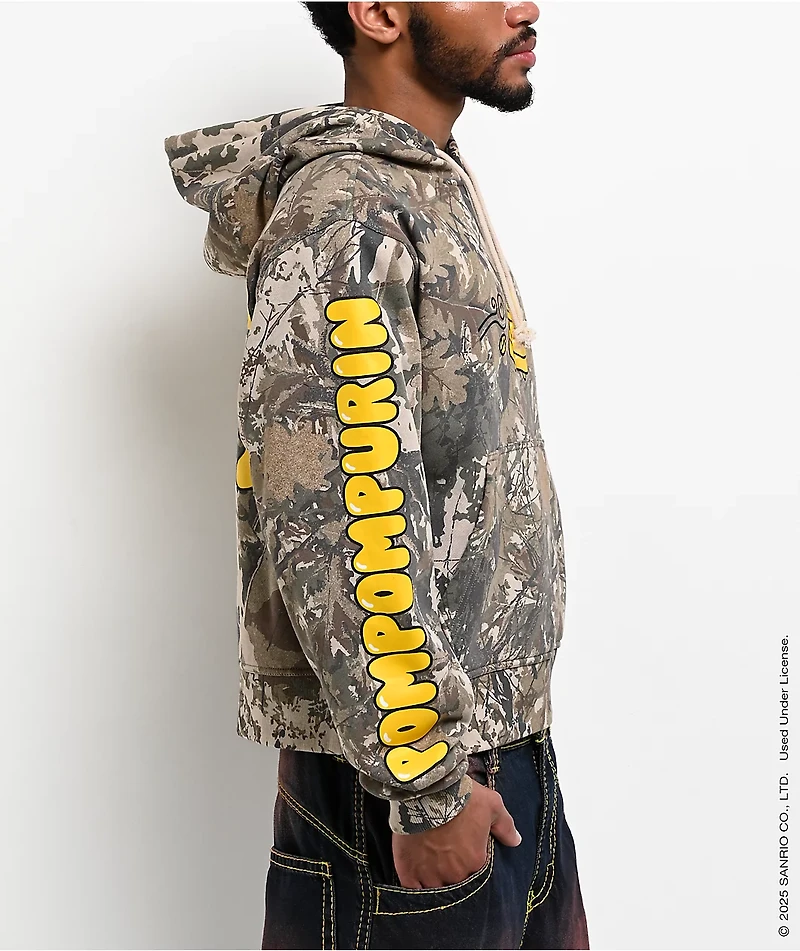 Hello Kitty® and Friends | A.LAB Pompompurin™ Camo Puffer Hoodie