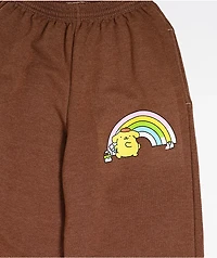 Hello Kitty® and Friends | A.LAB Pompompurin™ Over The Rainbow Brown Sweatpants