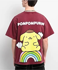 Hello Kitty® and Friends | A.LAB Pompompurin™ Over The Rainbow Brown T-Shirt