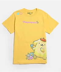Hello Kitty® and Friends | A.LAB Pompompurin™ Pink Ribbon Yellow T-Shirt