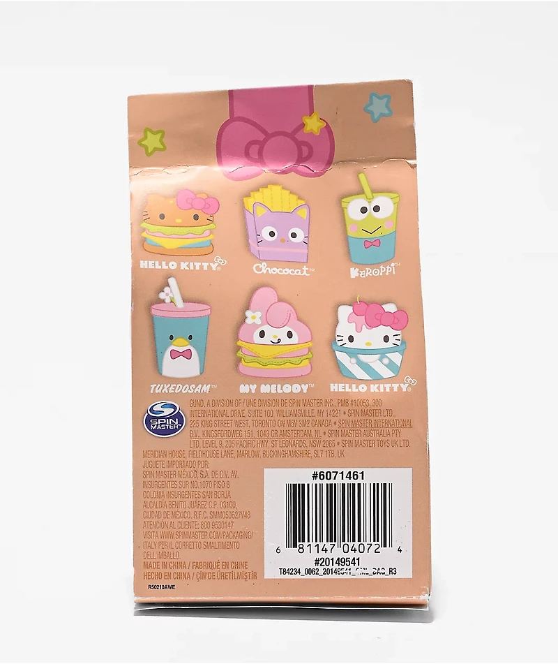 Hello Kitty & Friends Fast Food Plush Keychain Blind Box