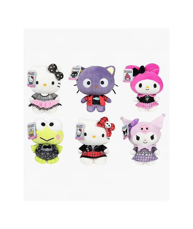 Hello Kitty & Friends Goth Assorted Plush Toy