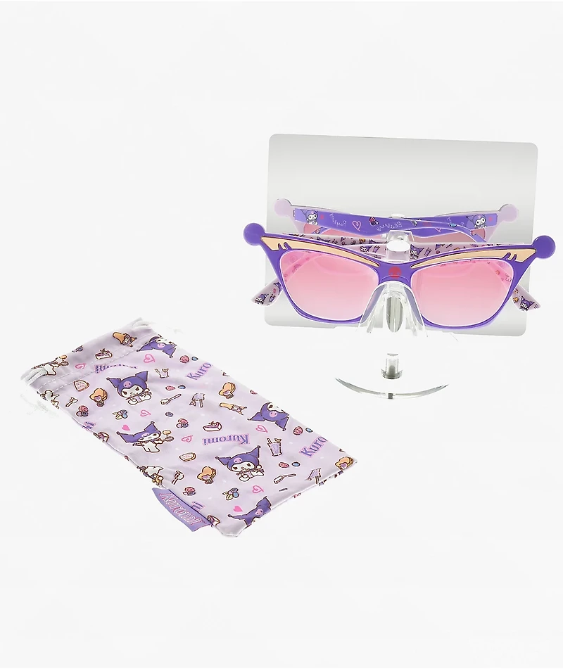 Hello Kitty & Friends Kuromi Favorite Flavors Purple Cat Eye Sunglasses