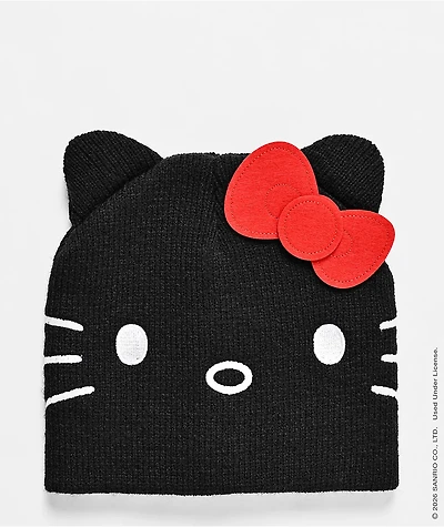 Hello Kitty Black Skully Beanie
