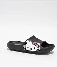 Hello Kitty Black Slide Sandals