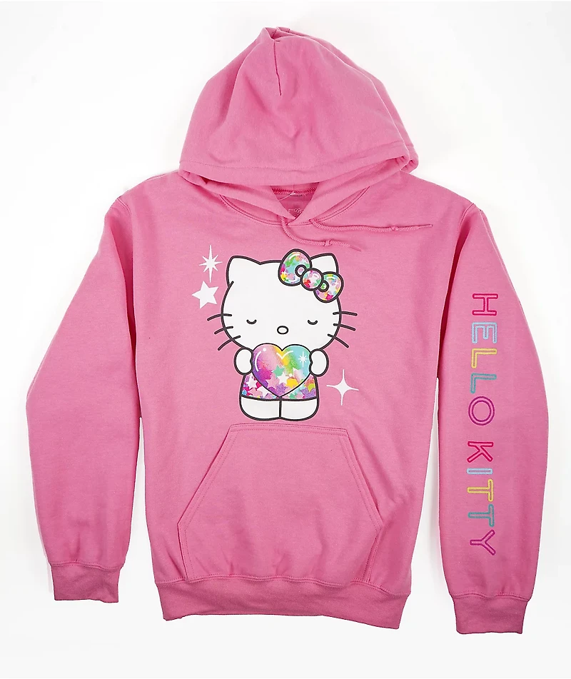 Hello Kitty Heart Pink Hoodie