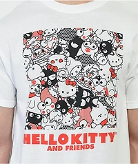Hello Kitty Square Friends White T-Shirt